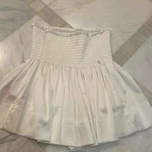 White natural life skort